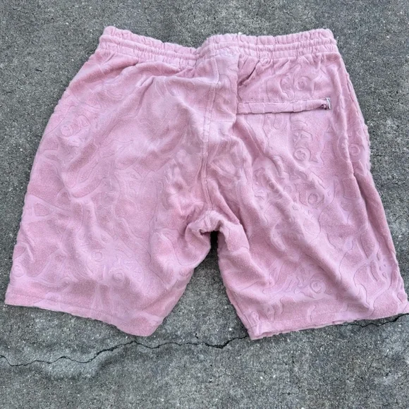 Pink Running Dog Sweat Shorts by Ice Cream Mens XL - Picture 8 of 8